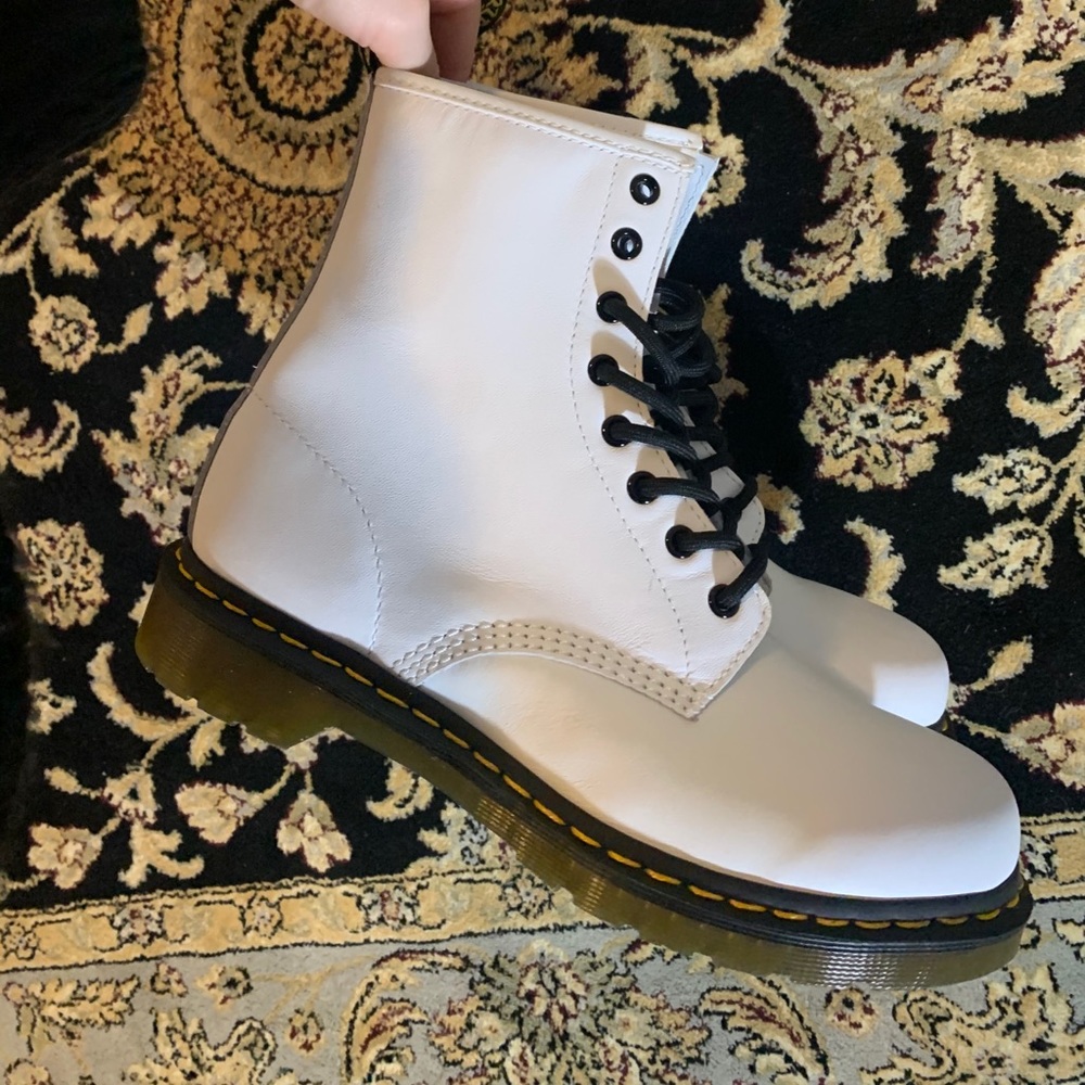 White 1460 Dr. Martens